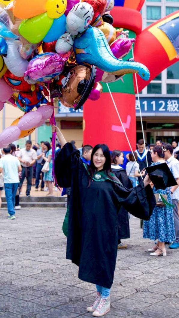 安晨妤將學習用在小孩身上。(圖/優勢全球投資公司提供)