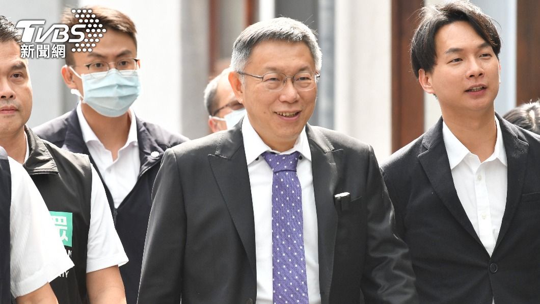 民眾黨主席、台北市前市長柯文哲。（圖／胡瑞麒攝）