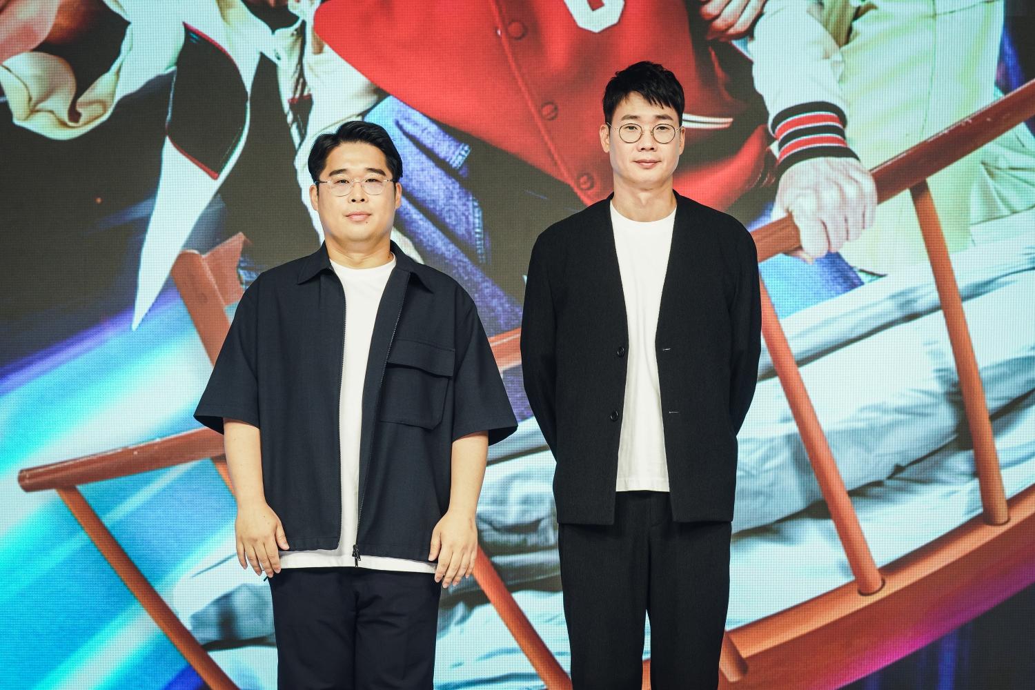 金東鎮PD(左)、趙孝鎮PD也出席《韓星地帶2》的記者會。(圖/Disney+提供)