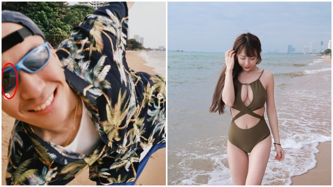 才傳滾床張立東！啦啦隊女神偷戀男星　墨鏡反射兇猛比基尼洩愛