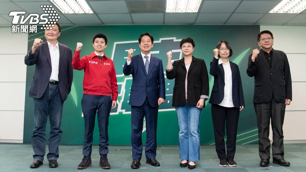 賴清德今日宣布新一波立委提名。(圖/民進黨提供)