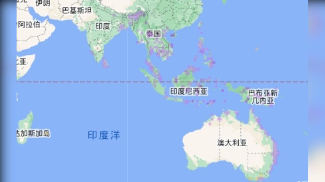 小鵪鶉的分布大多集中在東南亞地區。(圖/翻攝自eBird網站)