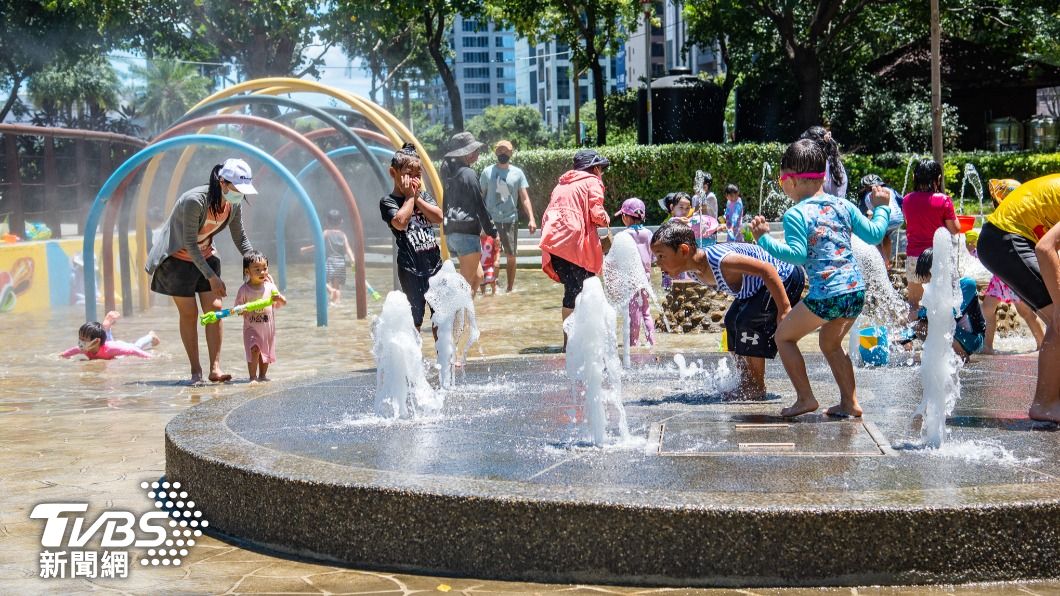 新莊塭仔底濕地公園戲水池(圖/新北市政府)