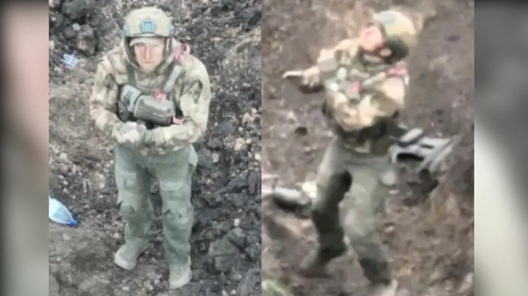 有片/俄兵同伴都死光 對烏無人機鏡頭狂搖頭比「X」投降