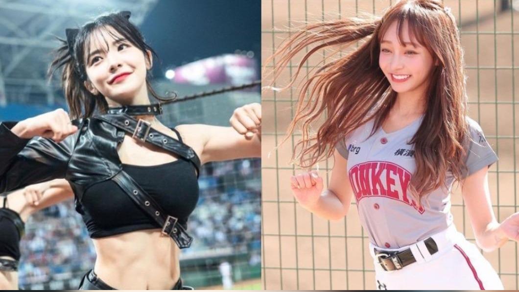 韓職啦啦隊登台，將PK樂天女孩。（圖／翻攝自@95_mizuki、le_dahye IG）