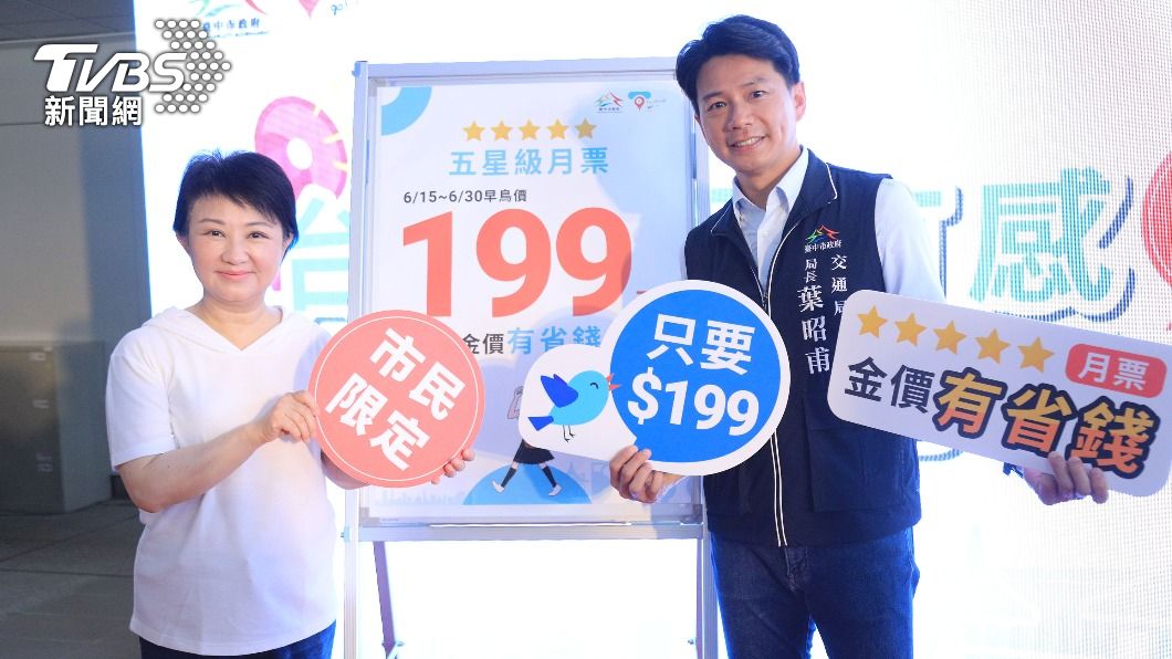 台中199早鳥月票開賣 市民直呼超划算每月省上千元