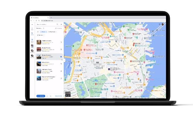 Google Maps在電腦版推出「最近」側欄,會列出用戶搜尋過的景點,並加以分類、記錄。(圖/翻攝自Google官網)