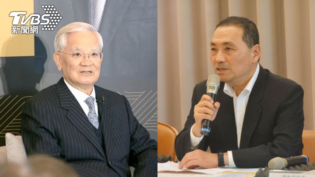 證實會見侯友宜!連戰喊「唯一支持」:下架無能失德民進黨