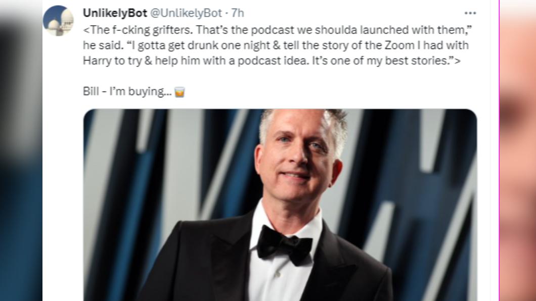 體育主播兼Spotify高層Bill Simmons。（圖／翻攝自推特）