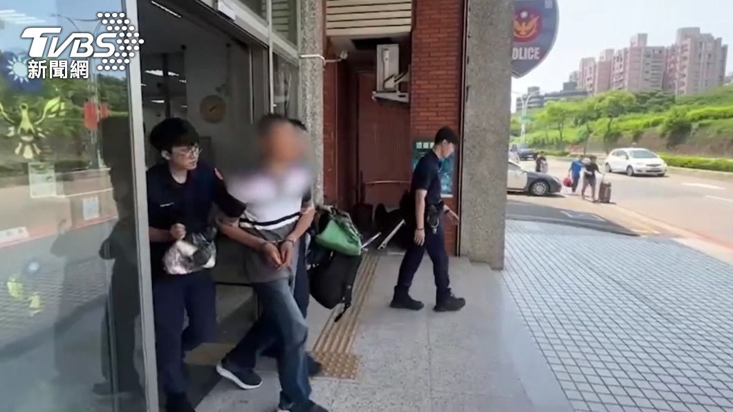 警方將張男移送法辦。(圖/TVBS)