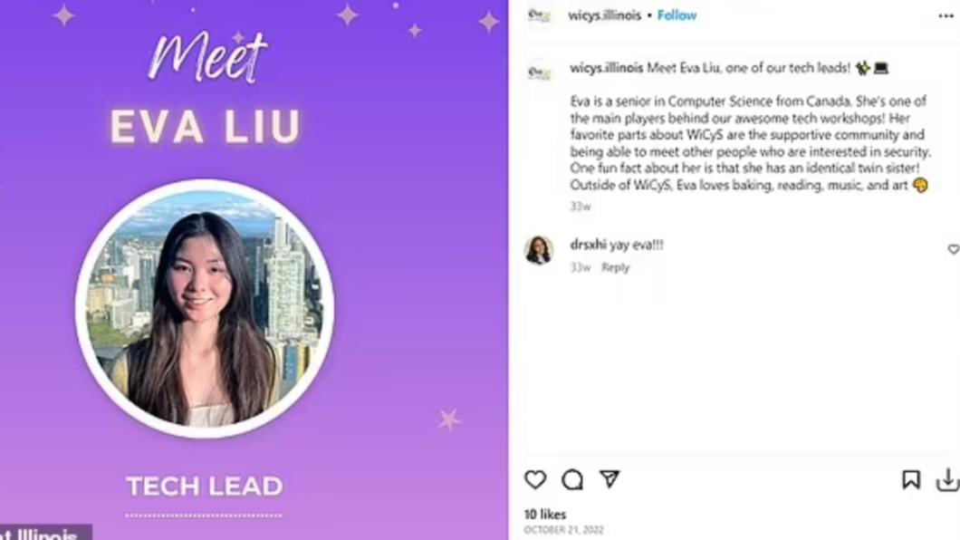 死者Eva Liu5月才剛完成學業。(圖/翻攝自《每日郵報》)