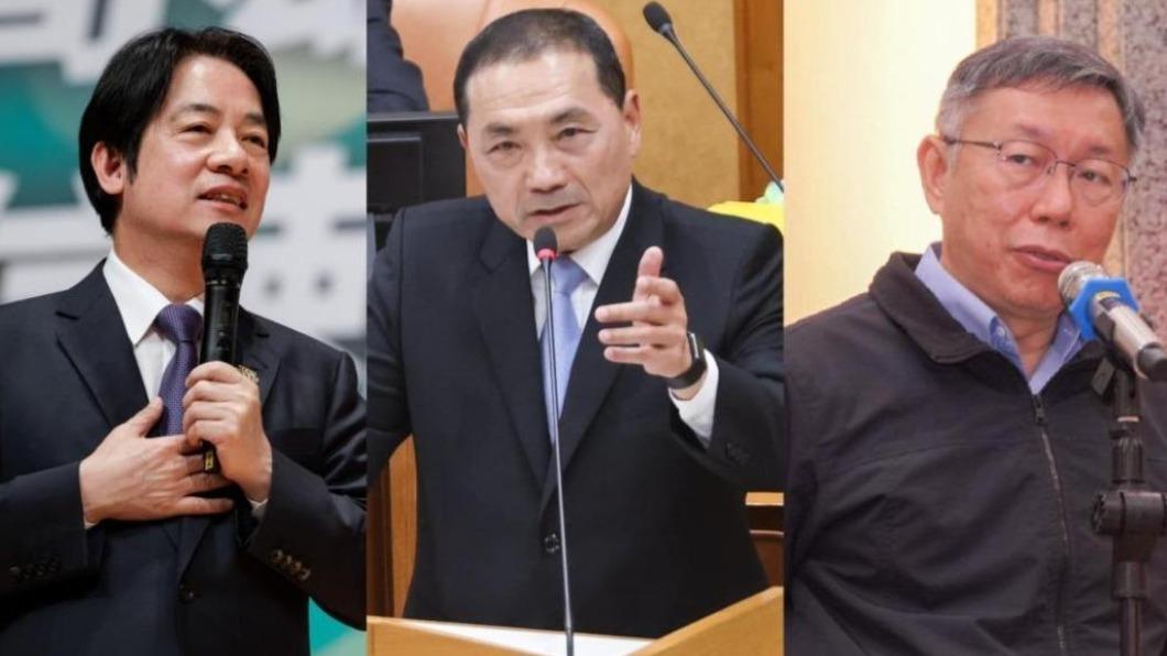 郭台銘「總統帝王路」將有3大對手,包括賴清德、侯友宜、柯文哲。(圖/翻攝自賴清德、侯友宜、柯文哲臉書)
