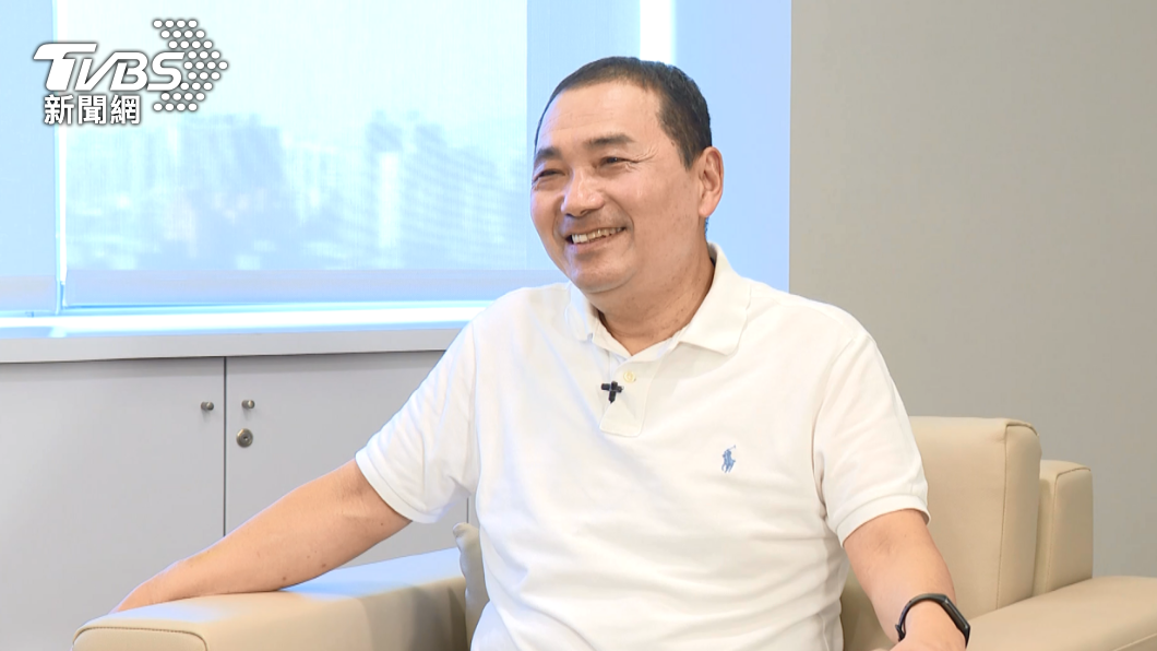 國民黨總統參選人侯友宜民調低迷。（圖／TVBS）