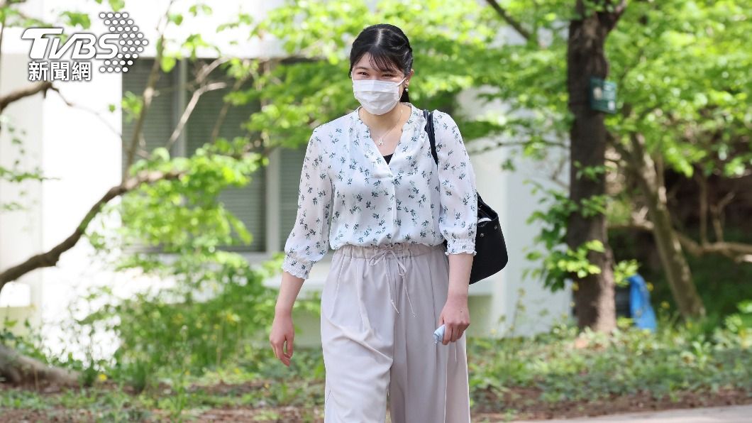 日本新冠疫情趨緩後，愛子公主終於能到大學上實體課。（圖／達志影像美聯社）