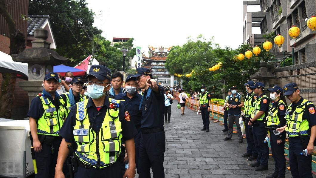 警方強勢執法壓制,使活動平安落幕。(圖/警方提供)