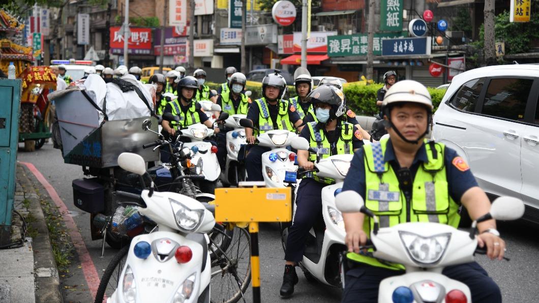 警方強勢執法壓制,使活動平安落幕。(圖/警方提供)