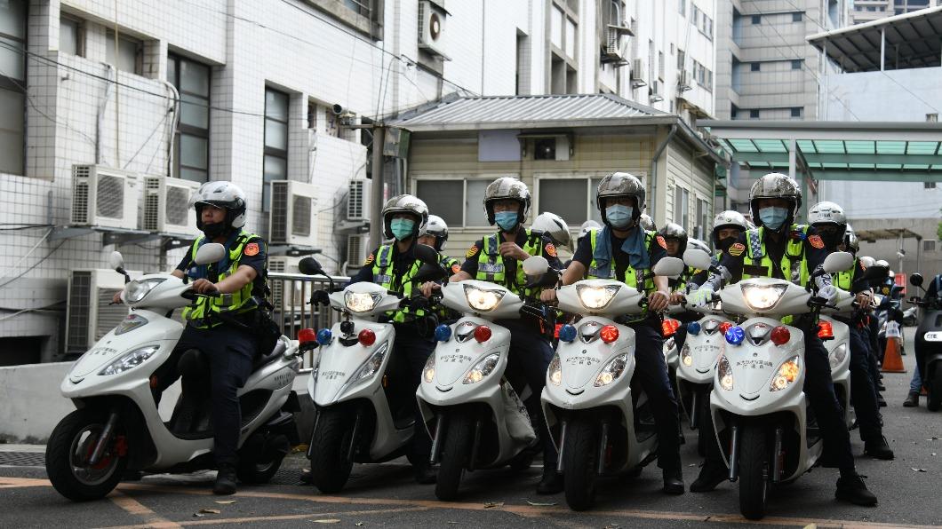 警方強勢執法壓制,使活動平安落幕。(圖/警方提供)
