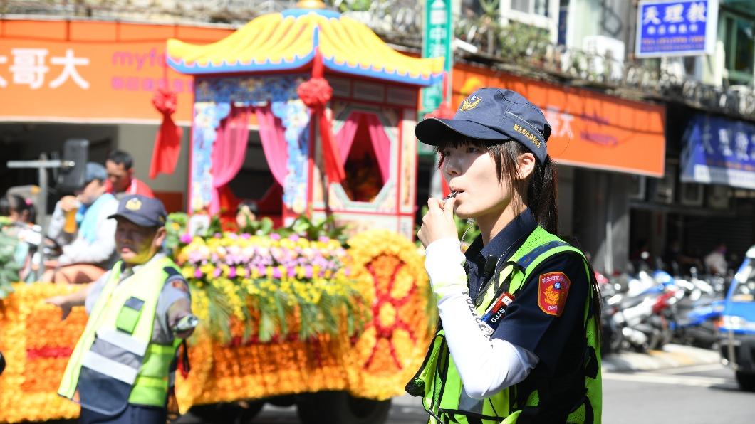 警方強勢執法壓制,使活動平安落幕。(圖/警方提供)