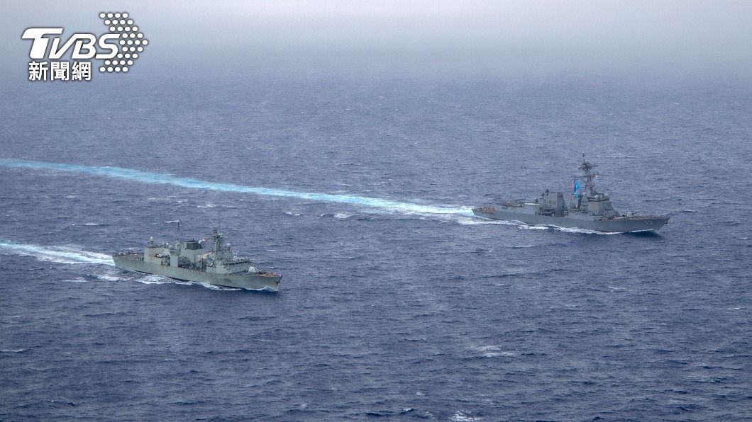 美國海軍近年來多次在南海行動。(圖/達志影像路透社)
