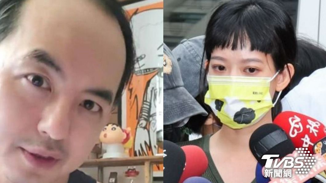 黃子佼送醫後,老婆孟耿如一直陪伴。(圖/翻攝自黃子佼臉書、趙世平攝)