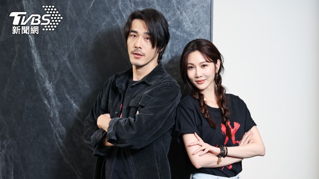 黃騰浩、曾莞婷在電影《化劫》中,飾演一對失去孩子的父母。(圖/趙世平攝)