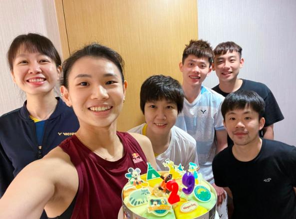 戴資穎慶祝29歲生日。(圖/翻攝戴資穎IG)