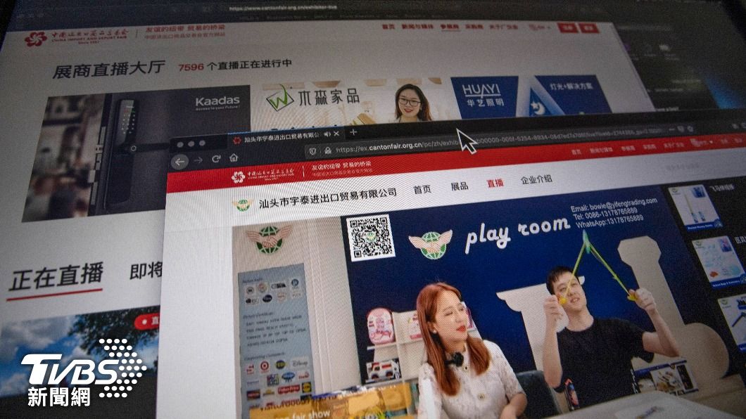 近年在大陸社群網路最熱門的「直播帶貨購物」。（圖／達志影像美聯社）