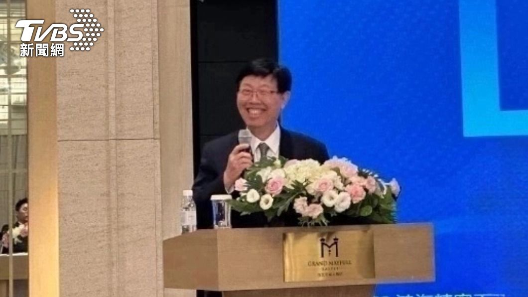 鴻海董事長劉揚偉。(圖/呂欣芷攝)