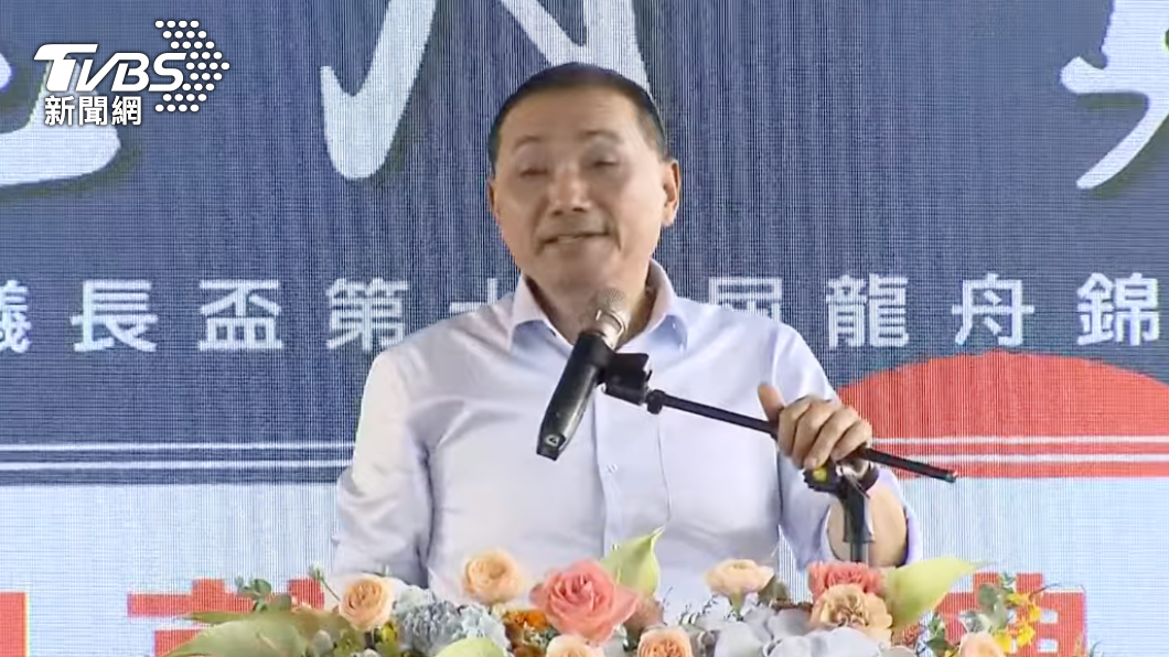 國民黨總統參選人侯友宜。（圖／TVBS）
