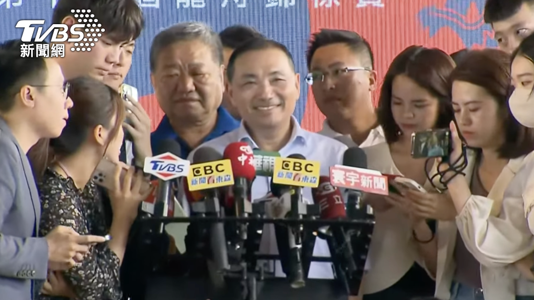 國民黨總統參選人侯友宜。(圖/TVBS)