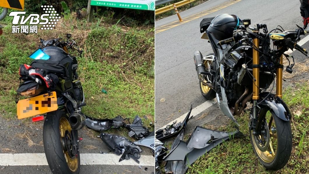 19歲男越級騎重機北宜跑山卻撞車 賠償車損還得吃罰單