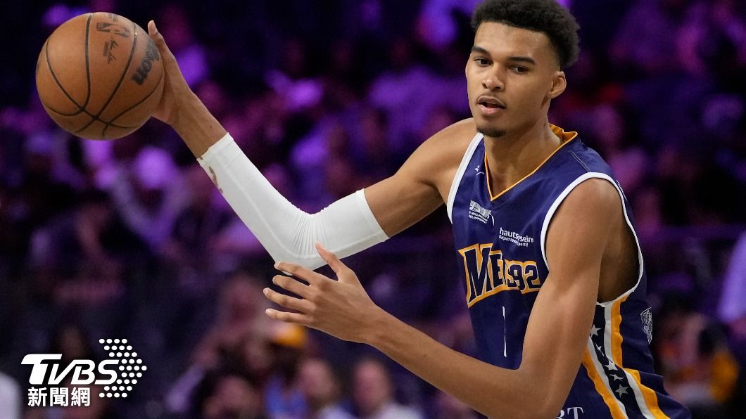來自法國、超級新秀溫班亞瑪，料將成為2023年NBA選秀狀元。（圖／達志影像美聯社）