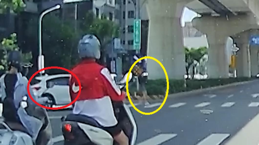 讓車還被撞!女駕駛辯不知有人 網轟:A柱太粗還是不想停