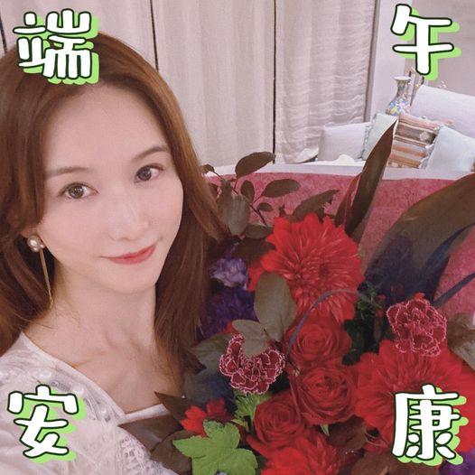 林志玲曬出美照。(圖/翻攝自林志玲臉書)