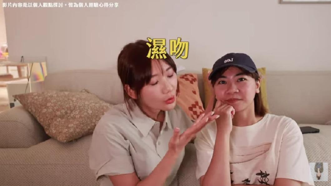 愛莉莎莎還原遭演藝圈大哥強吻經過。(圖/翻攝自愛莉莎莎YouTube)
