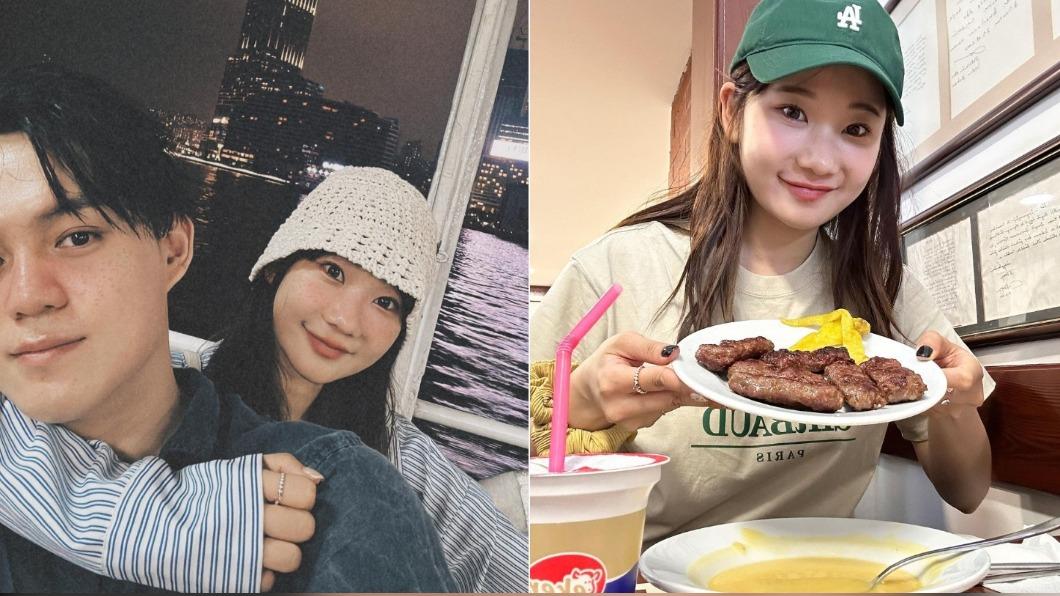 愛莉莎莎放閃羽球教練男友呂杰陽。（圖 / 翻攝自@goodalicia IG）