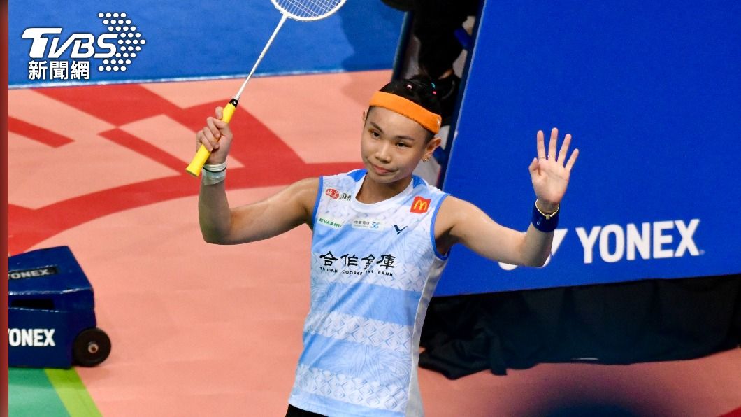 戴資穎僅花29分鐘，直落二輕取泰國選手。（圖／胡瑞麒攝）