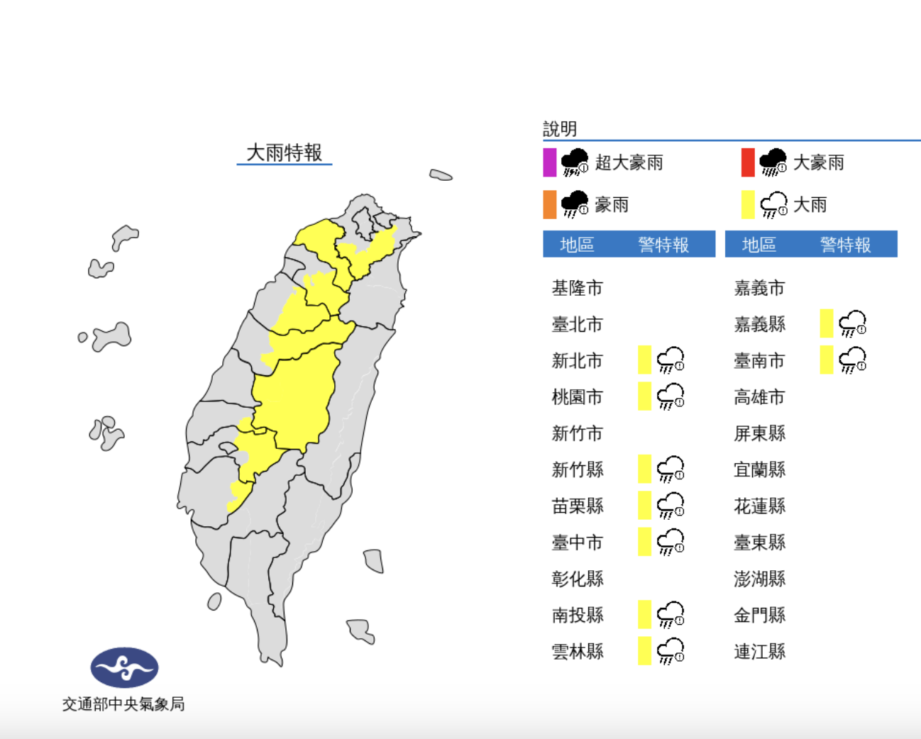圖/中央氣象局