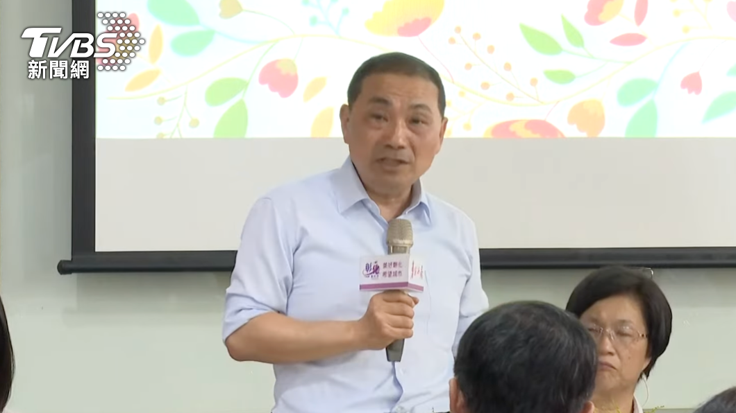 國民黨總統參選人侯友宜。（圖／TVBS）