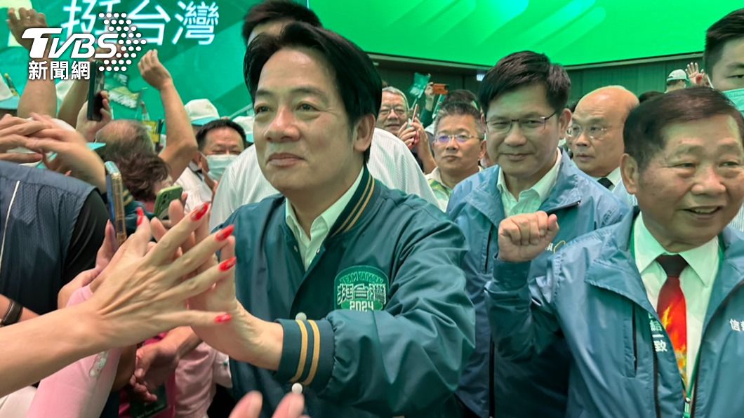 賴清德下午於新北並未對柯文哲發言回應。(圖/黃宣尹攝)