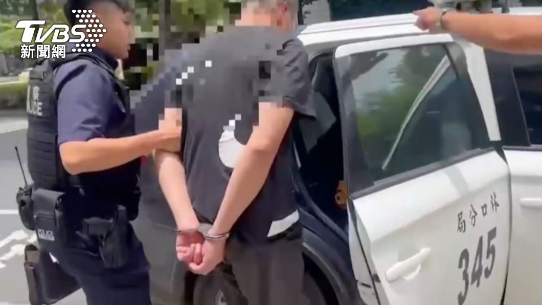 警方循線將人逮捕到案。(圖/TVBS)