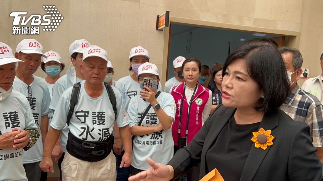 雲林口湖民眾反對建光電用升壓站 縣議會遞請願書
