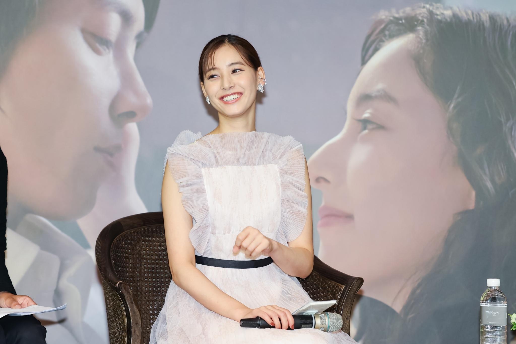 新木優子說沒想到山下智久這麼壯。(圖/趙世平攝)