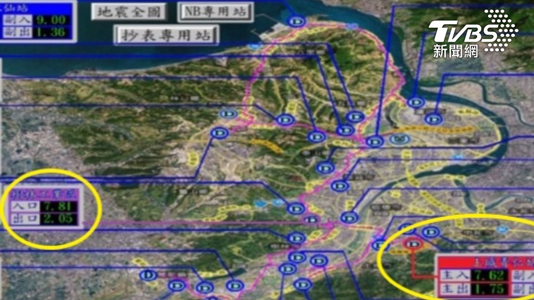 監控系統偵測到異常情況。(圖/TVBS)