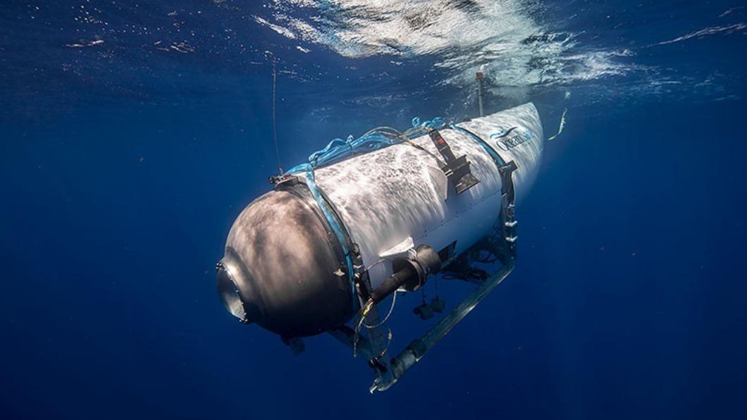 探訪鐵達尼號遺跡時失蹤的潛水器「泰坦號」。(圖/翻攝自OceanGate Expeditions)
