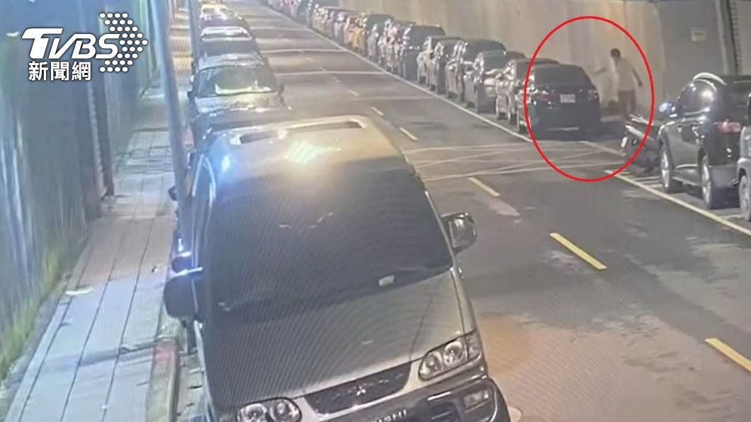 信義區驚見砸車怪客!深夜破壞24輛車 男落網稱:心情差