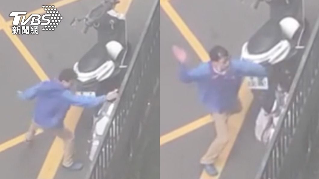淡水渣男「大街甩3巴掌」施暴妻女! 暴行下場曝光