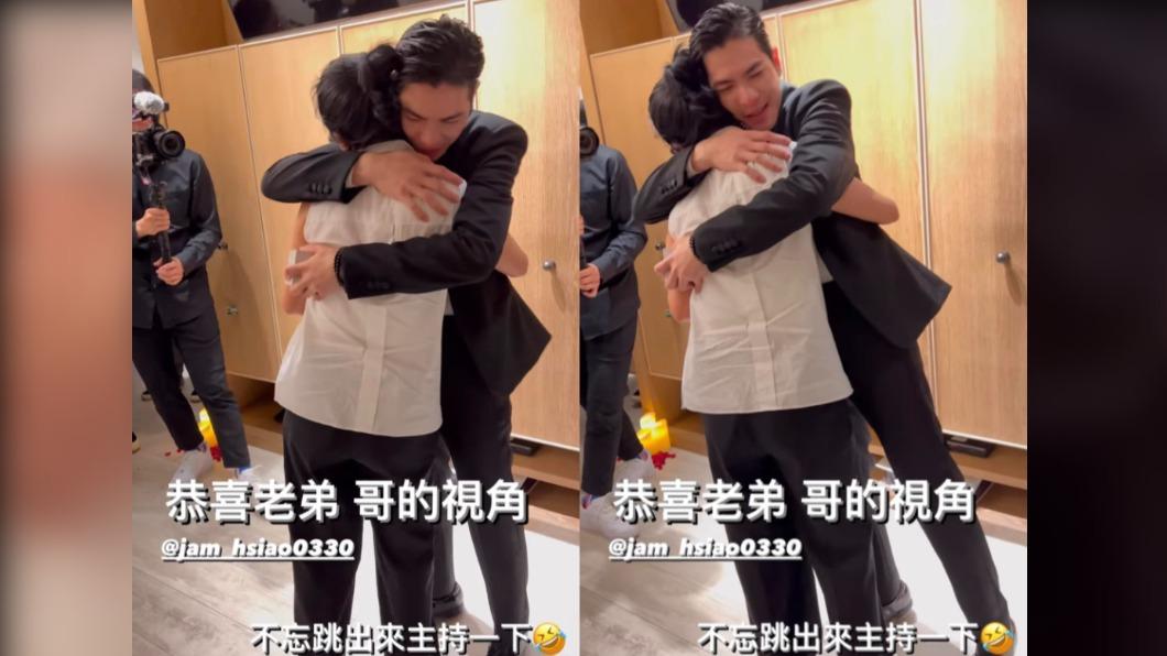 周董曝光老蕭求婚成功的另個視角。（圖／翻攝自周杰倫IG）