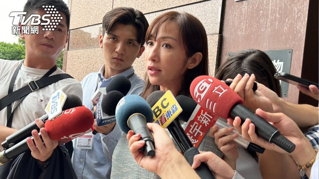 許淑華今日受訪。(圖/黃宣尹攝)