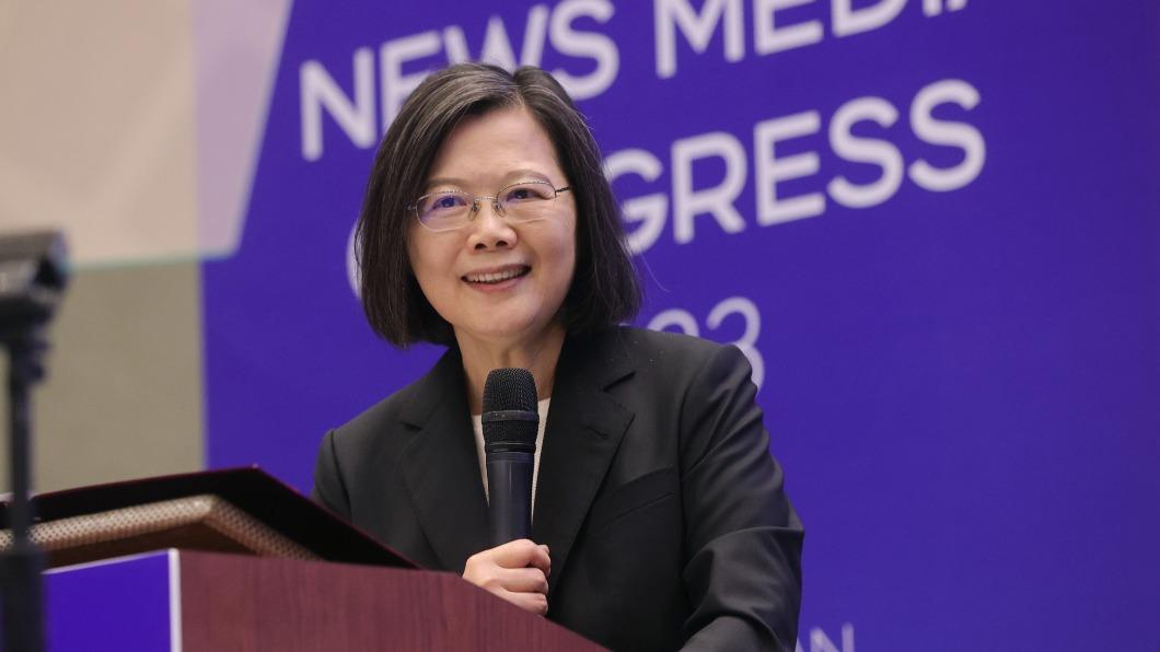 出席世界媒體年會　蔡英文：台灣已發展出打擊假訊息方式